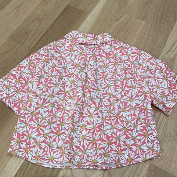 NWT Zara Daisy Shirt And Shorts Set 11/12 13/14 - Picture 9 of 11